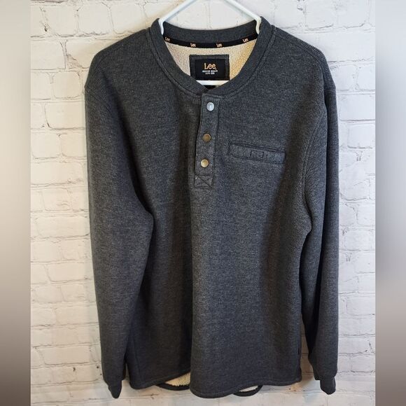 Men's Lee button-up sweater, size XL - Picture 1 of 3
